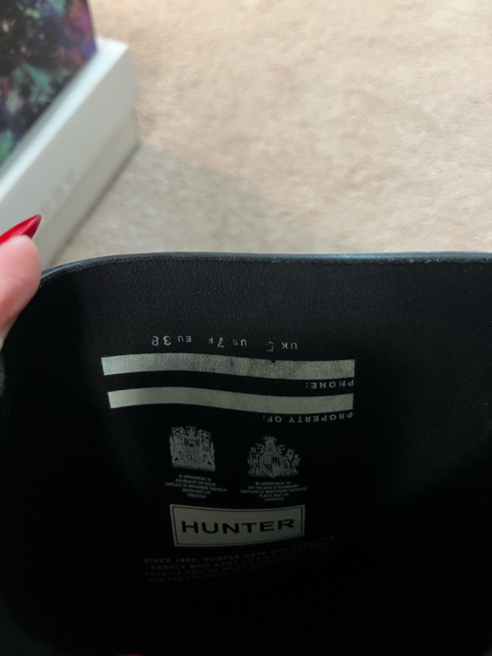 Hunter Tall Rain Boots - Picture 7 of 7